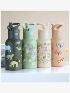 A Little Lovely Company Drikkedunk Blomster 350 ml, Pink