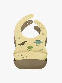 A Little Lovely Company Silikonehagesmæk 2-pak, Skovens Venner