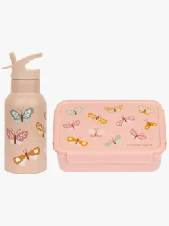 A Little Lovely Company Madkasse & Flaske, Butterflies