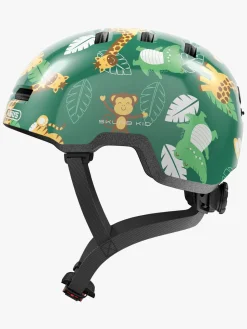ABUS Skurb Kid Hjelm, Green Jungle