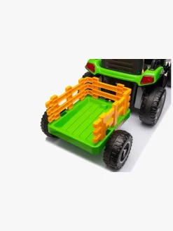 Alex's Garage Eltraktor med Trailer, Grøn