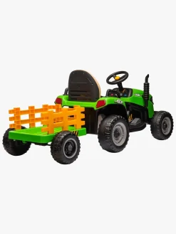 Alex's Garage Eltraktor med Trailer, Grøn