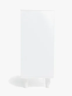 Alice & Fox DELTA Bogreol med Opbevaringskasse, Hvid