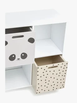 Alice & Fox DELTA Bogreol med Opbevaringskasse, Hvid