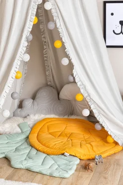 Alice & Fox Elephant Legetæppe Ø80, Butterscotch