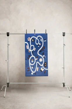 Alice & Fox Gulvtæppe 80x150 Bilbane, Indigo