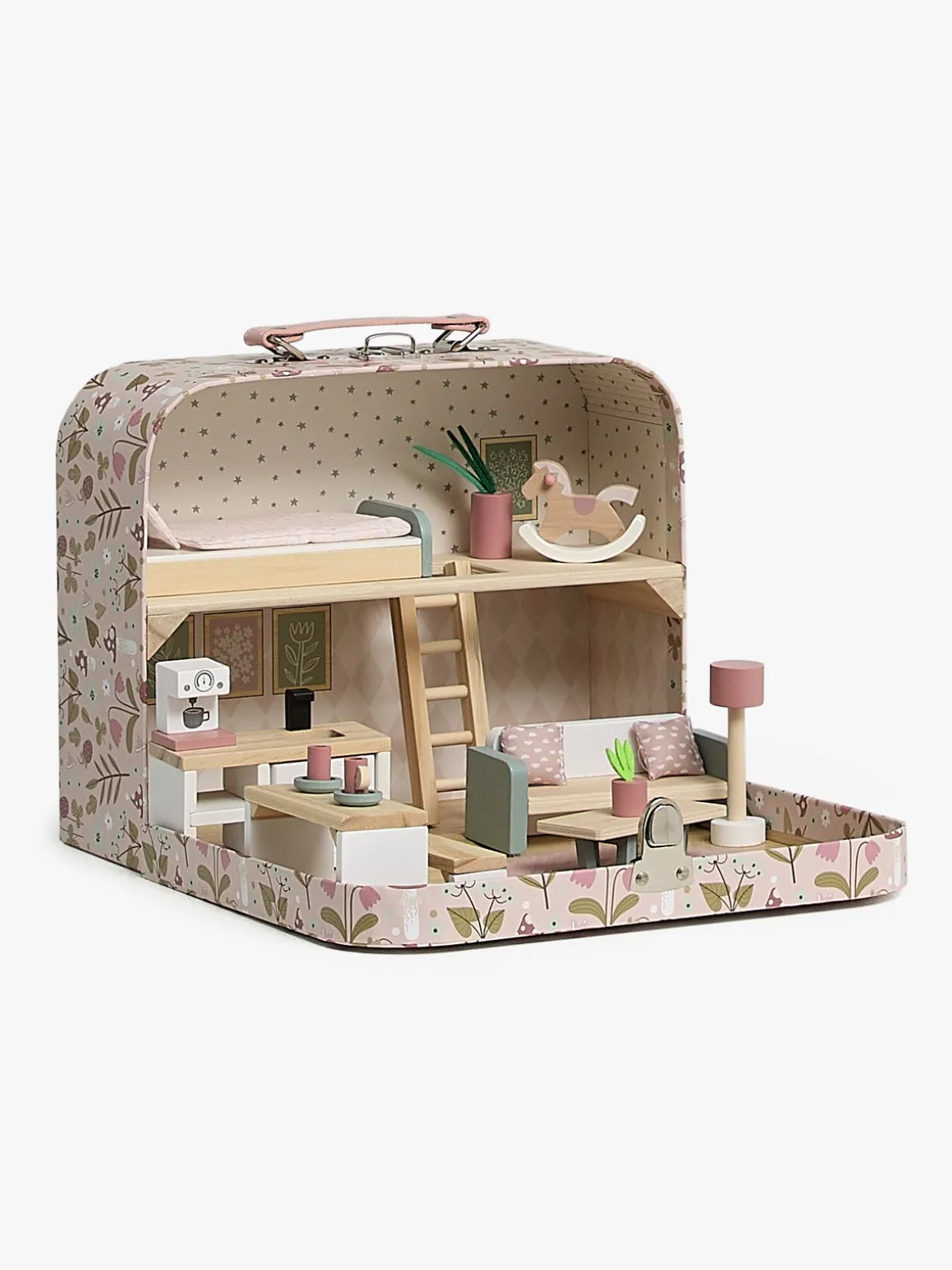 Alice & Fox Kuffert Dukkehus, Pink