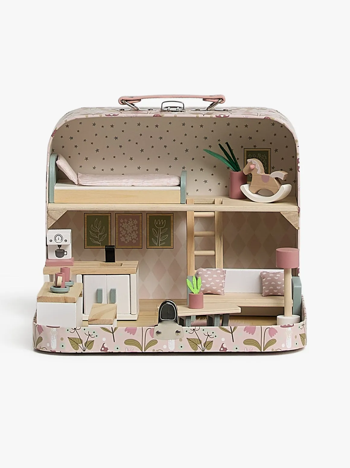 Alice & Fox Kuffert Dukkehus, Pink