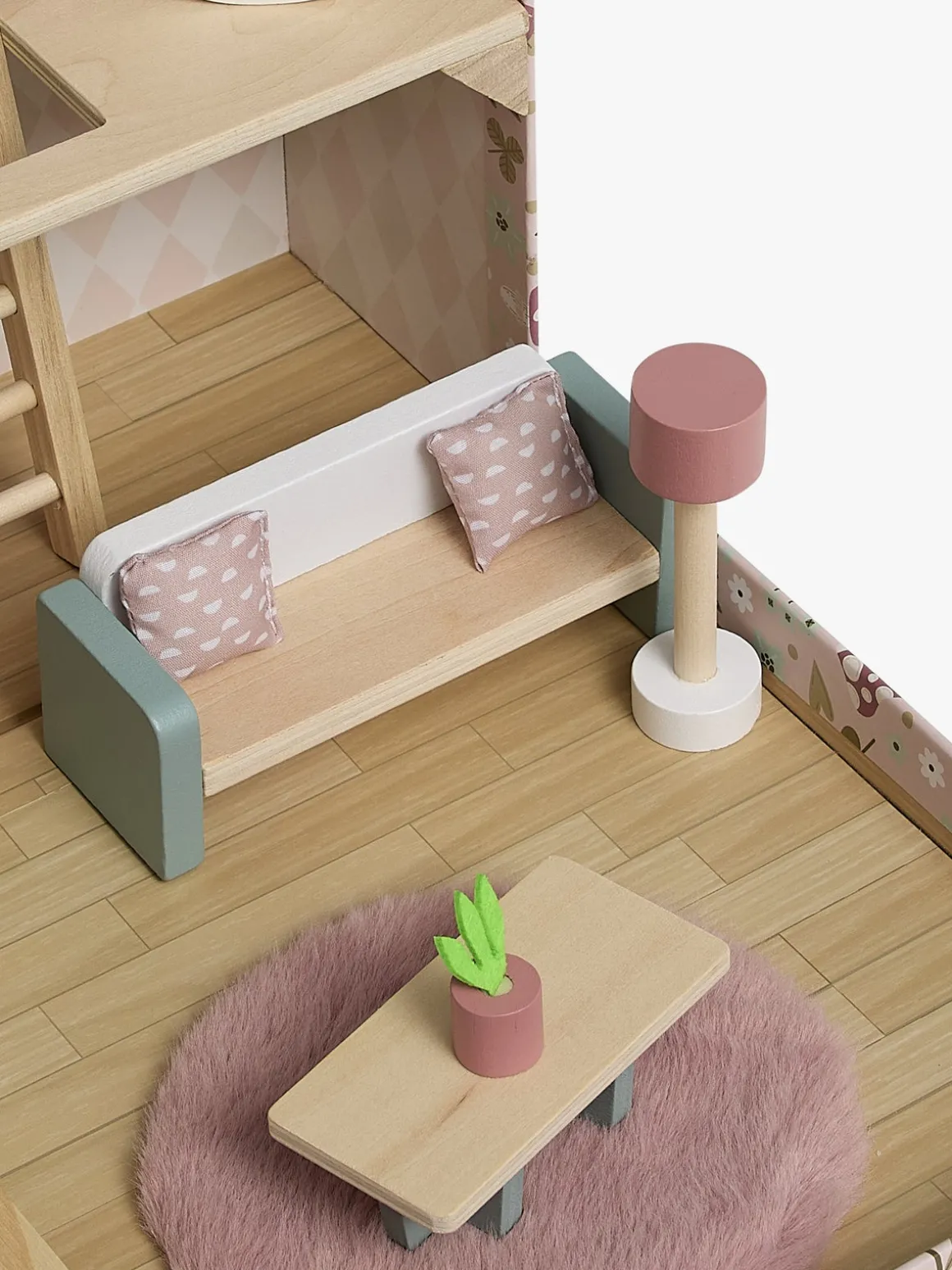 Alice & Fox Kuffert Dukkehus, Pink