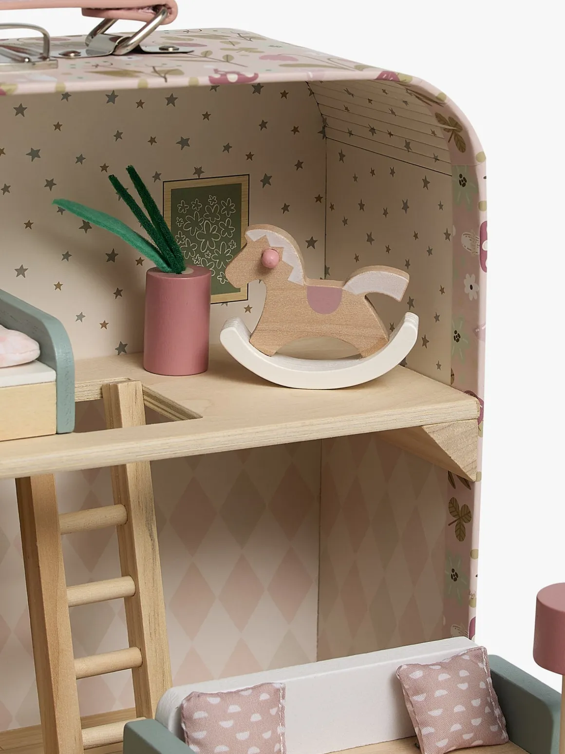 Alice & Fox Kuffert Dukkehus, Pink