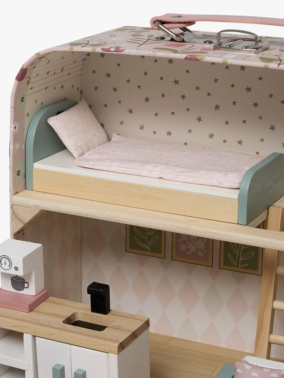 Alice & Fox Kuffert Dukkehus, Pink