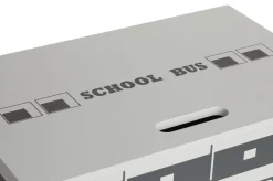 Alice & Fox Legetøjskasse Skolebus, Sort/Hvid