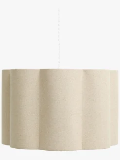 Alice & Fox Lily Lampeskærm L, Beige Linen