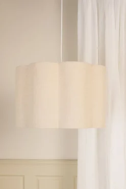 Alice & Fox Lily Lampeskærm L, Beige Linen