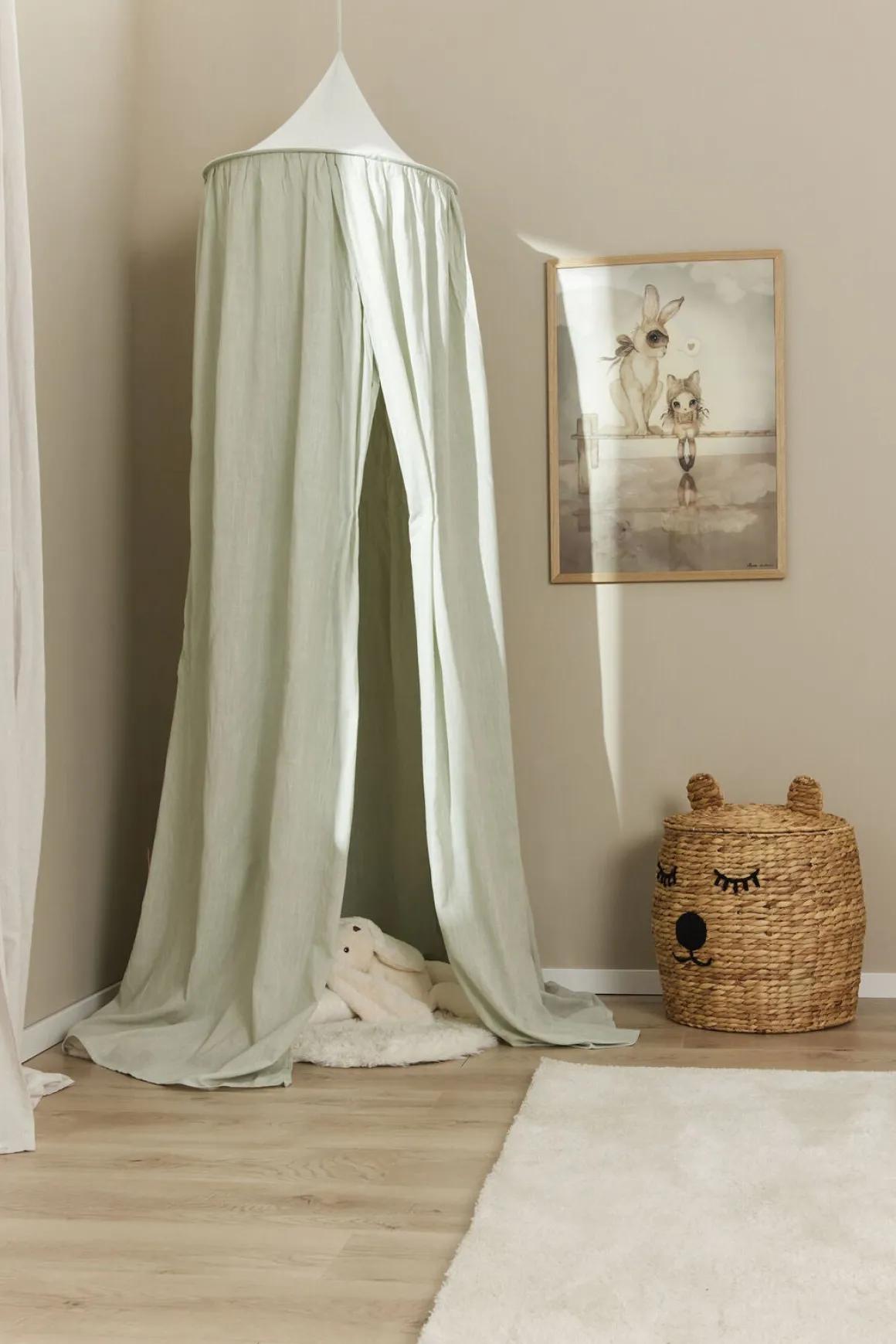 Alice & Fox LINNEA Sengehimmel, Dusty Green