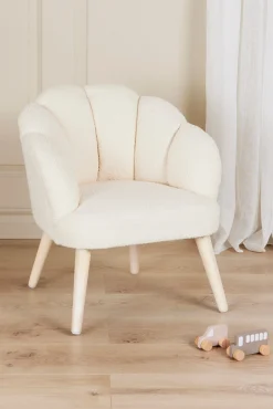 Alice & Fox Pearla Lænestol, Cream/Wood