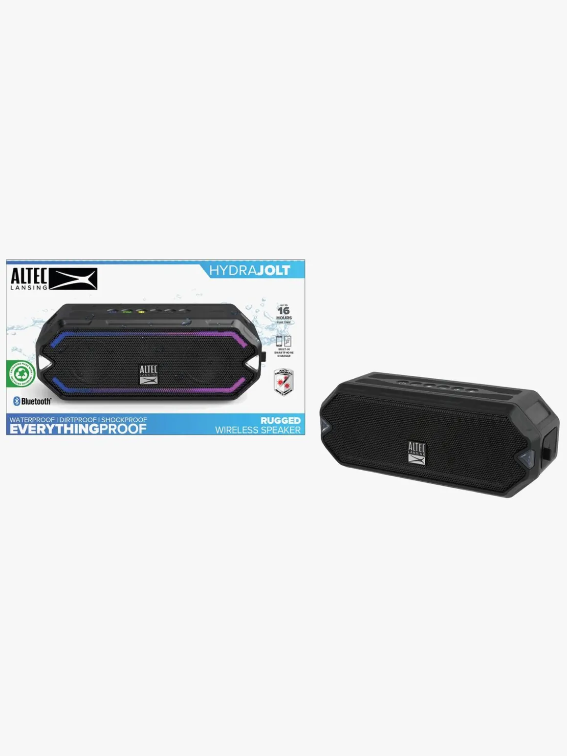 Altec Lansing Højttaler IMW1200 HydraJolt RGB Vandtæt