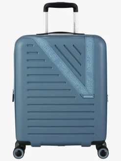 American Tourister Dynabelt Spinner Kuffert 36L, Rainstorm Blue