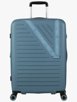 American Tourister Dynabelt Spinner Kuffert 68L, Rainstorm Blue