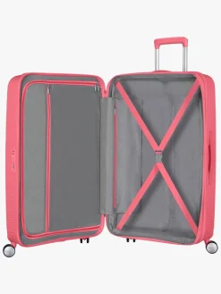 American Tourister Soundbox Spinner Kuffert 71,5-81L, Sun Kissed Coral