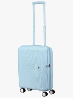 American Tourister Soundbox Spinner Kuffert 35,5L, Pastel Blue