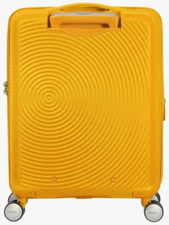 American Tourister Soundbox Spinner Rejsekuffert 35.5L, Golden Yellow
