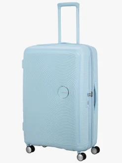 American Tourister Soundbox Spinner Kuffert 97L, Pastel Blue