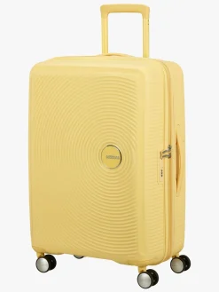 American Tourister Soundbox Spinner Kuffert 71,5L, Pastel Yellow