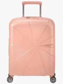American Tourister StarVibe Spinner Kuffert 37-41L, Metallic Peach