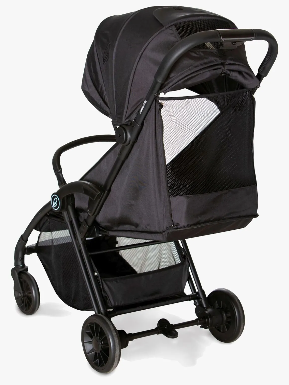 Asalvo Plis Plas Klapvogn, Black