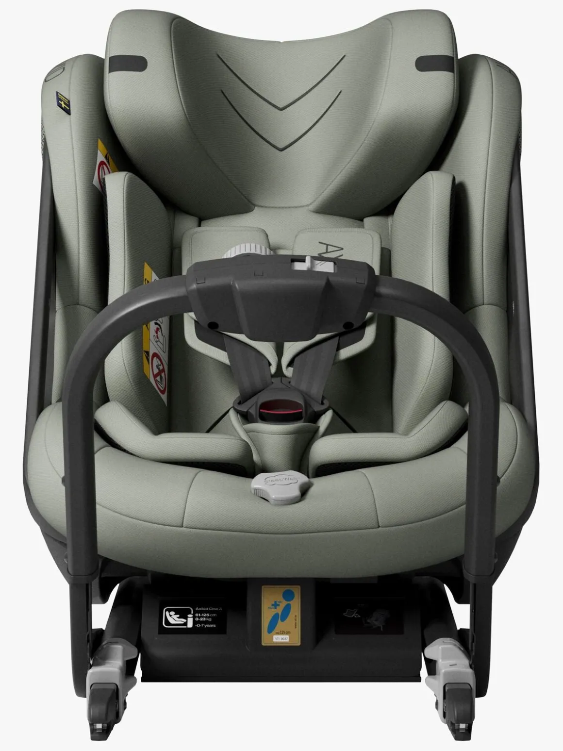 Axkid One 3 Bagudvendt Autostol, Nordic Bloom Green