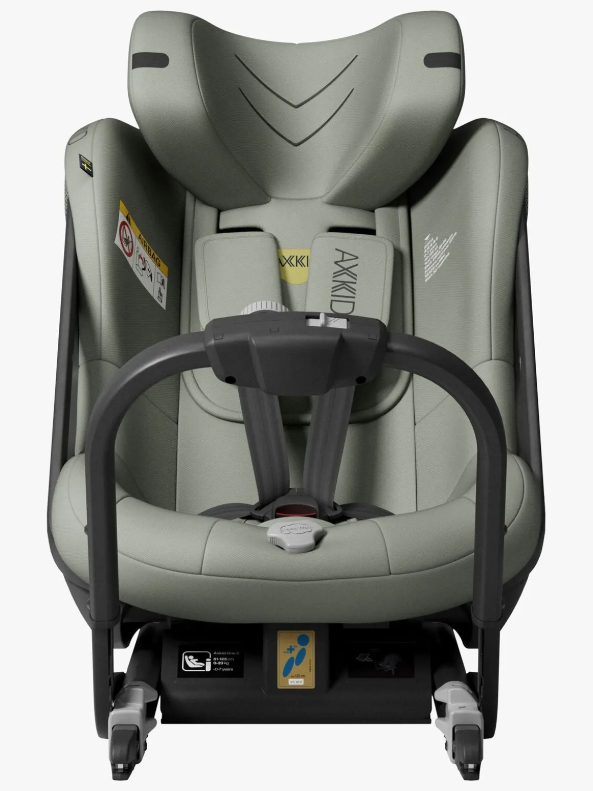 Axkid One 3 Bagudvendt Autostol, Nordic Bloom Green