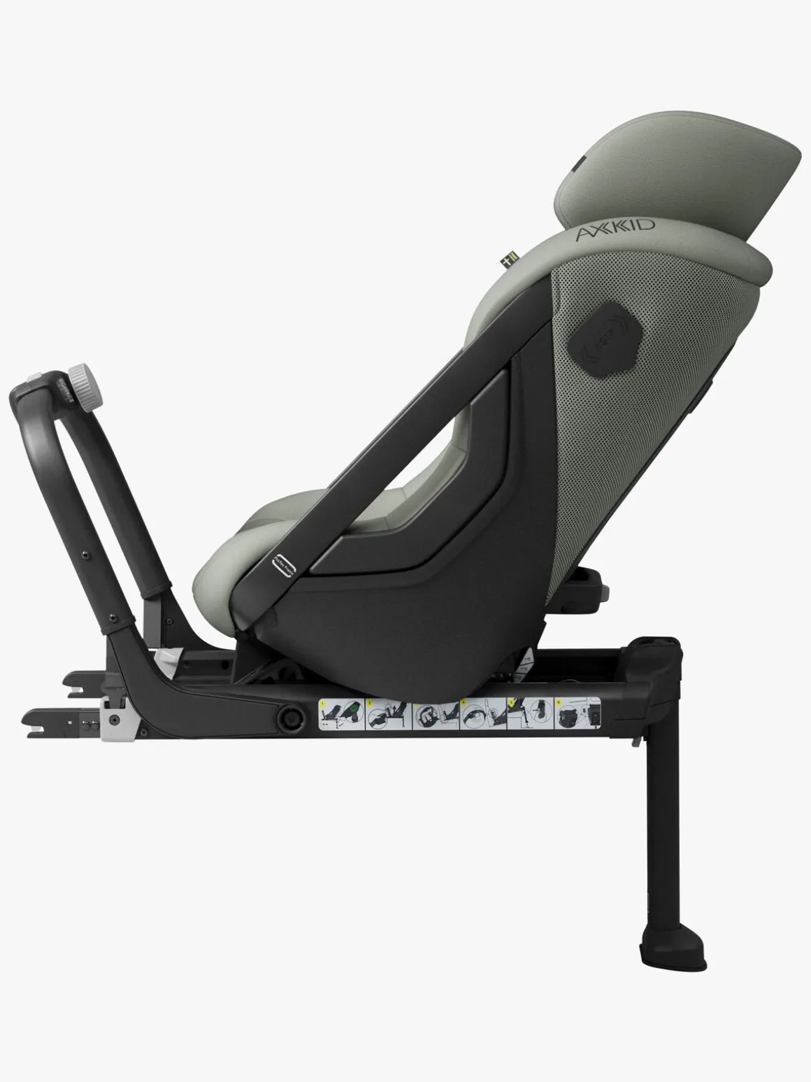 Axkid One 3 Bagudvendt Autostol, Nordic Bloom Green