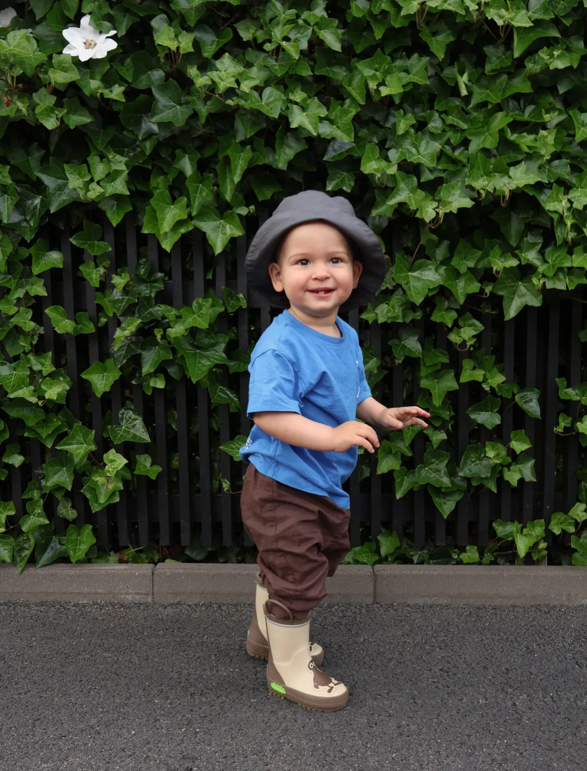 Babblarna Babba Gummistøvler, Brun