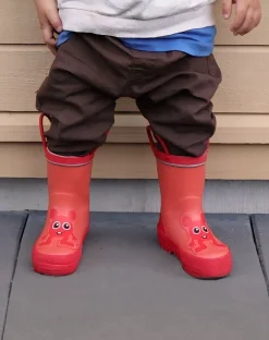 Babblarna Bobbo Gummistøvler, Rød