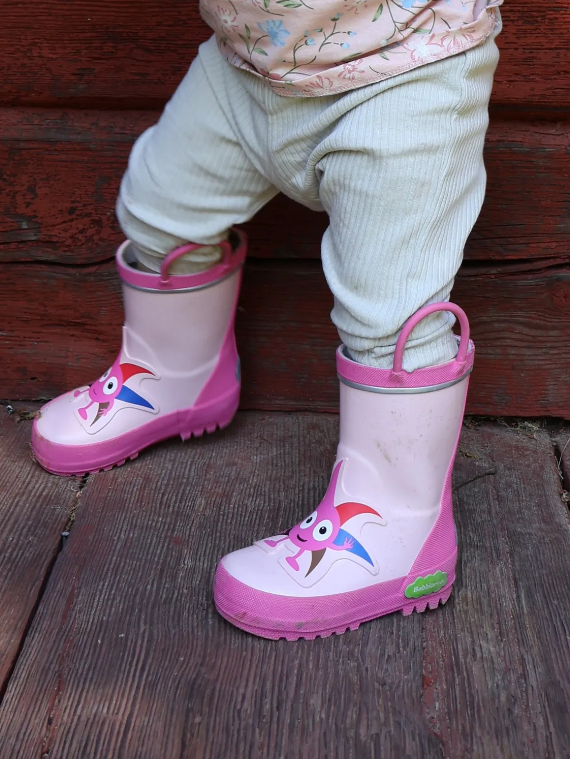 Babblarna Diddi Gummistøvler, Pink