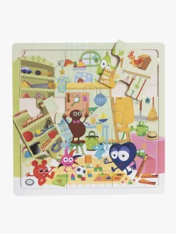 Babblarna Træpuslespil i Babblarnas Rodebutik 9 Brikker