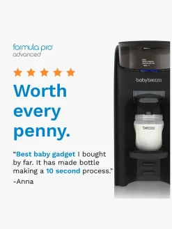 Baby Brezza Formula Pro Advanced Modermælkserstatnings- og Vællingemaskine, Black