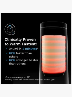 Baby Brezza Superfast Portable Flaskevarmer, Black