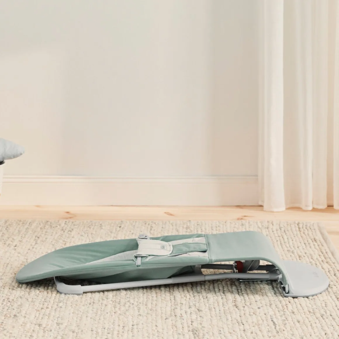 BabyBjörn Balance Soft Skråstol Woven Jersey, Grøn/Grå