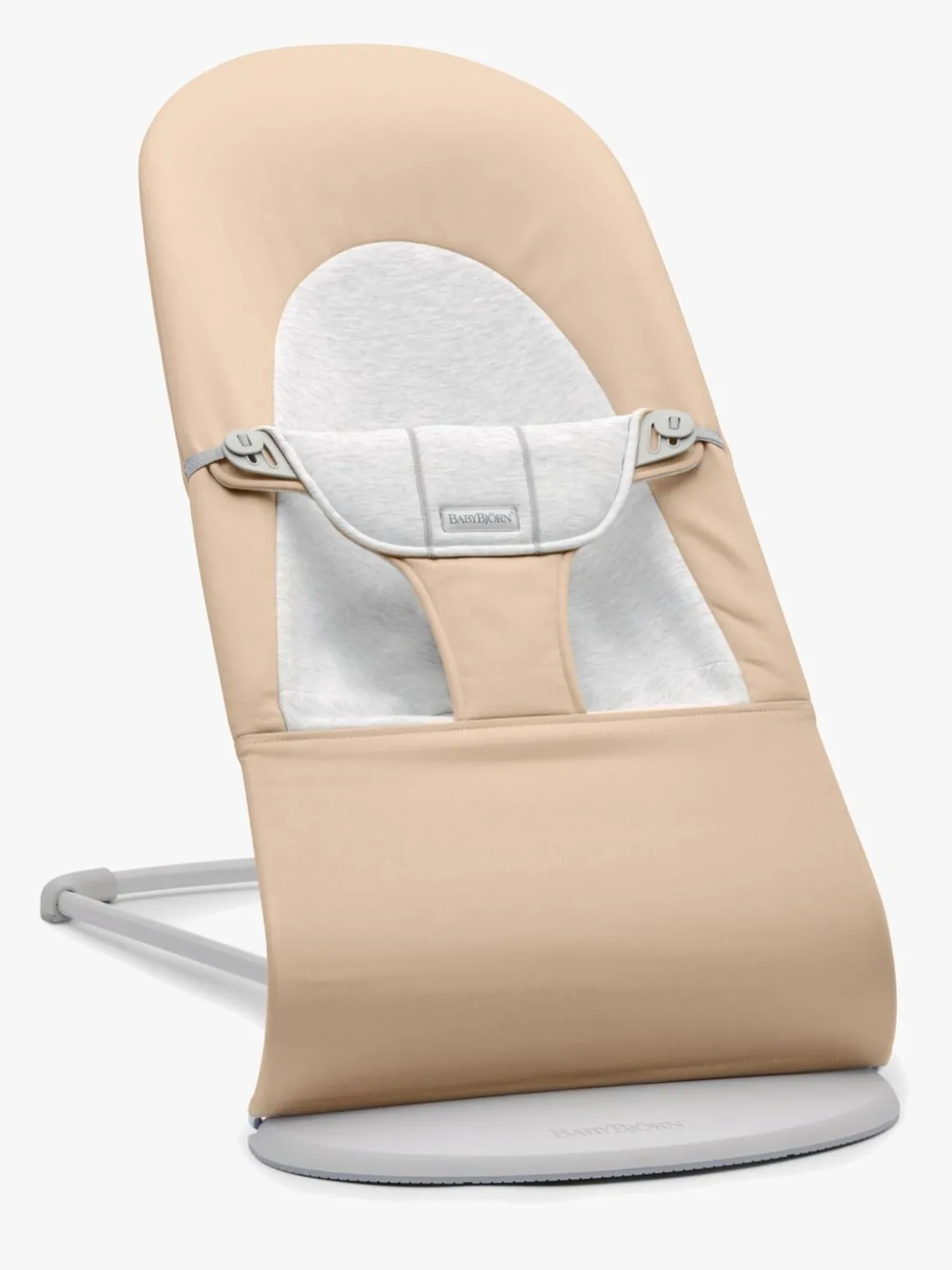 BabyBjörn Balance Soft Skråstol Woven Jersey, Beige/Grå