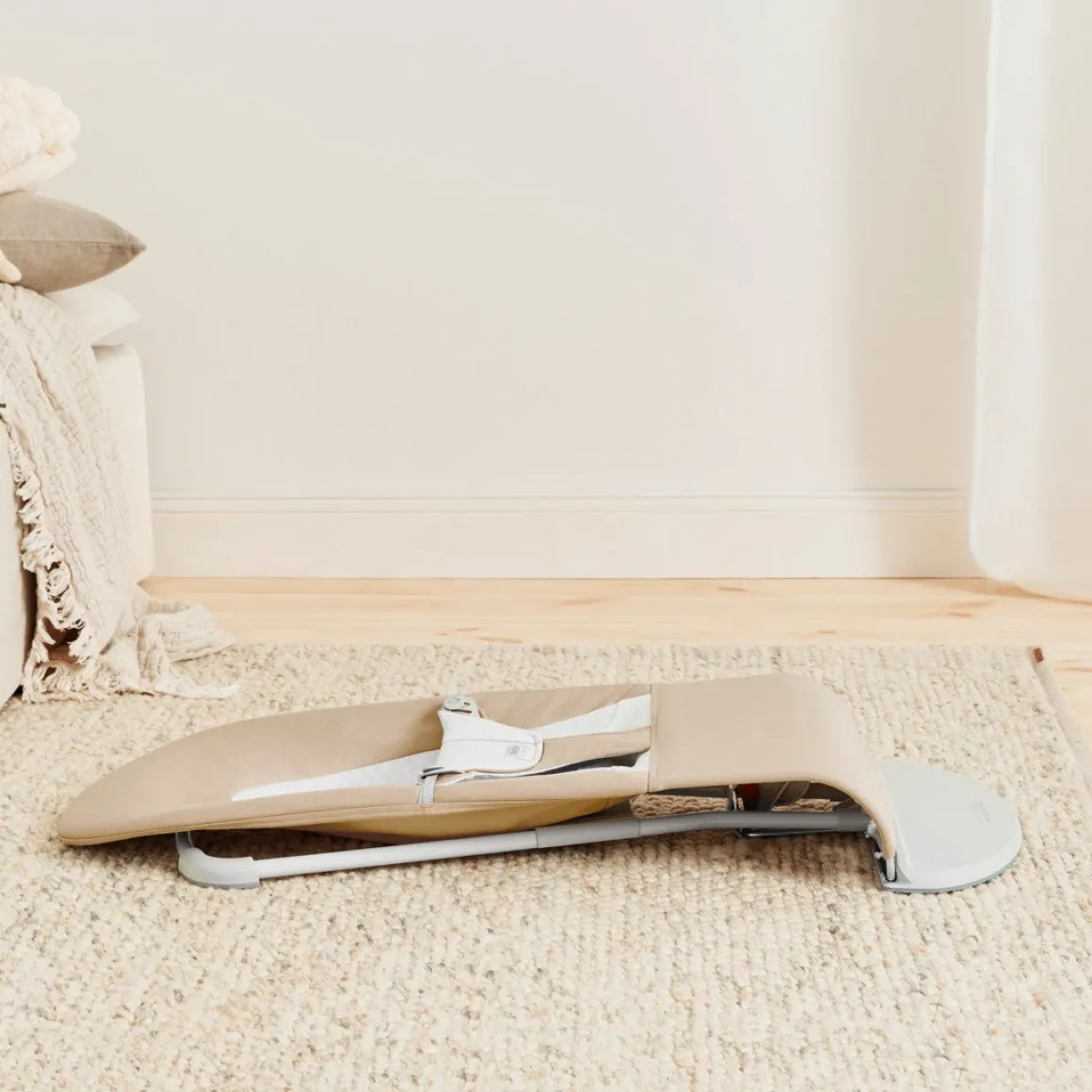 BabyBjörn Balance Soft Skråstol Woven Jersey, Beige/Grå