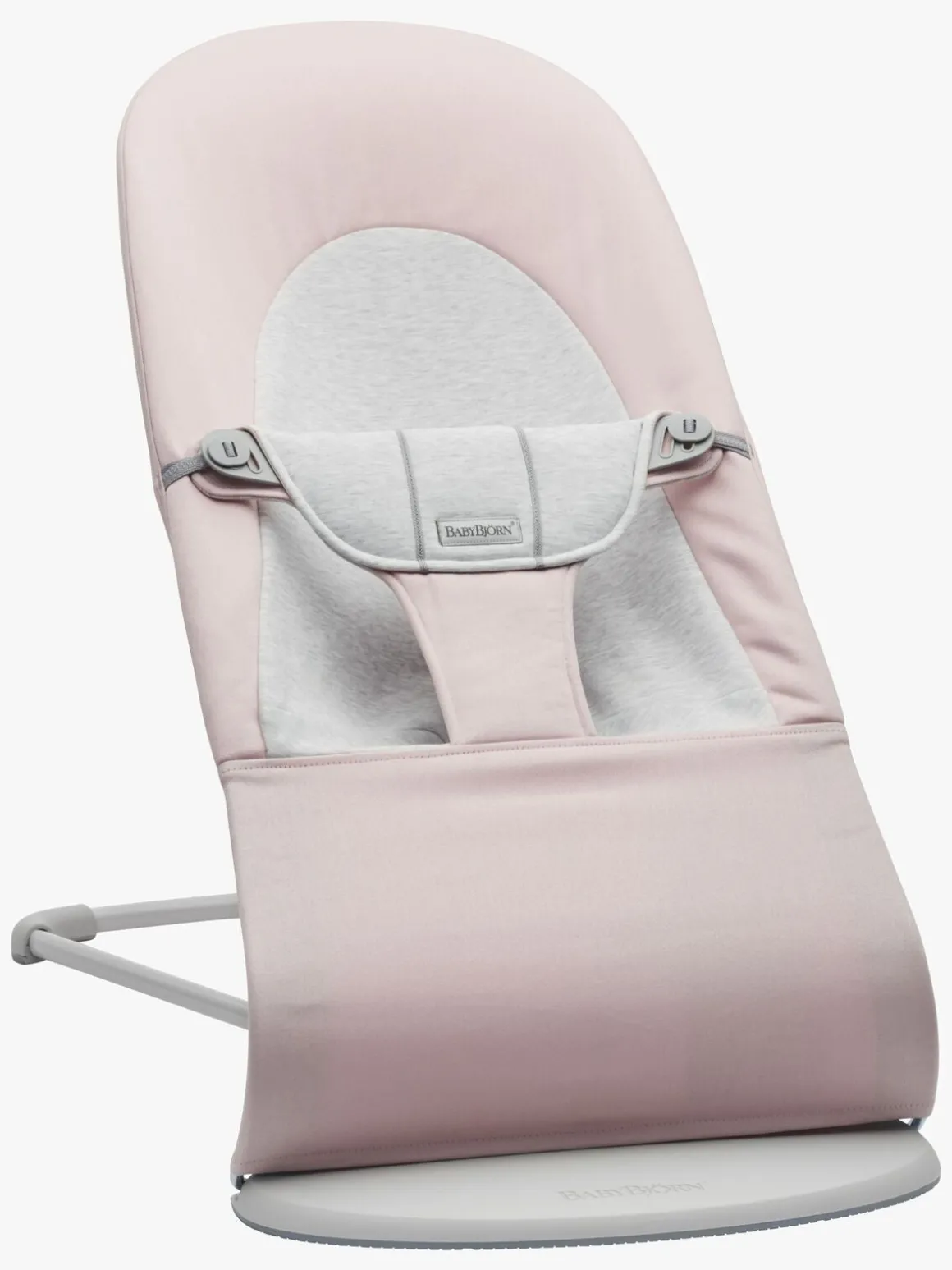 BabyBjörn Balance Soft Skråstol Woven Jersey, Lyserød/Grå