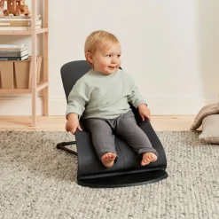 BabyBjörn Balance Soft Skråstol Woven Jersey, Mørkegrå/Grå