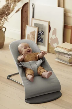 BabyBjörn Bliss Skråstol 3D Jersey, Lysegrå