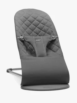 BabyBjörn Bliss Skråstol Woven Classic Quilt, Antracitgrå