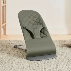 BabyBjörn Bliss Skråstol Woven Classic Quilt, Mørkegrøn