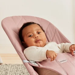 BabyBjörn Bliss Skråstol Woven Bladmønstret Quilt, Gammelrosa