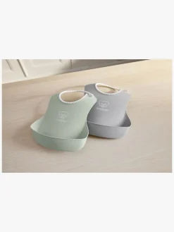 BabyBjörn Hagesmæk 2-pak, Grå/Lysegrøn