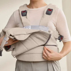 BabyBjörn Harmony Bæresele Woven, Light Beige Melange